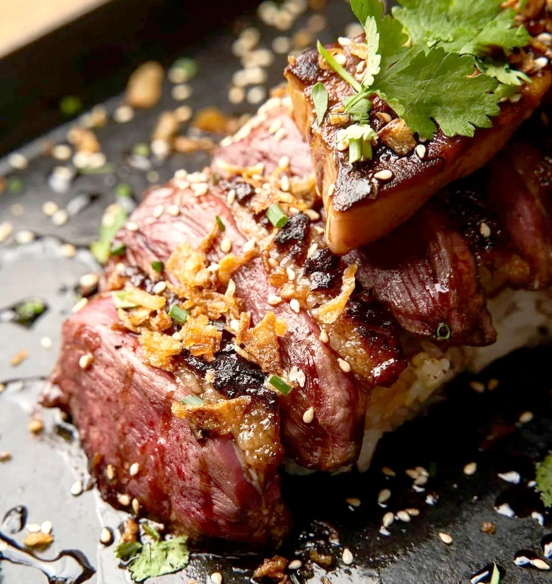 Pièce de bœuf grillée