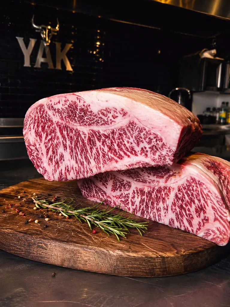 Bloc de bœuf persillé
